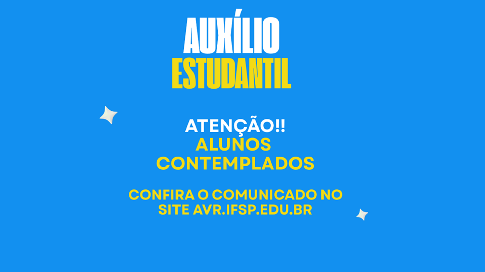 Comunicado – Conta bancária para recebimento de auxílio estudantil
