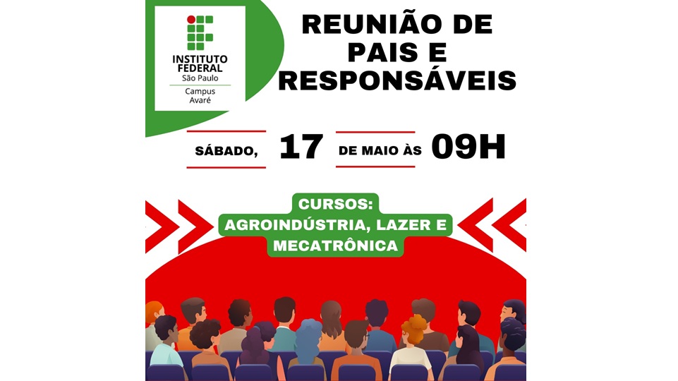 Reunião de pais e responsáveis